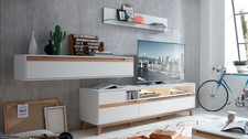 Wohnwand anbauwand light line - wohnwand,