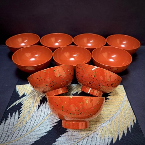 Japanische lack suppenschalen - japanische,