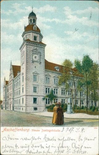 Ansichtskarte aschaffenburg - ansichtskarte,