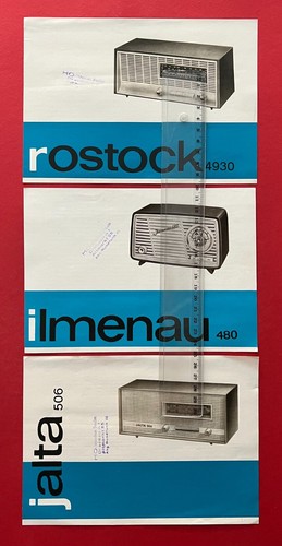 Ddr reklame prospekt blatt - ddr,