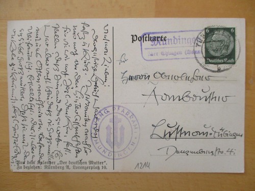 Landpoststempel - (1214),