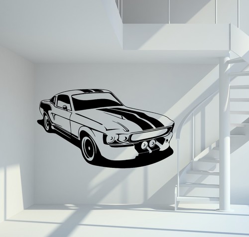 Wandtattoo ford mustang 1967 - wandtattoo,