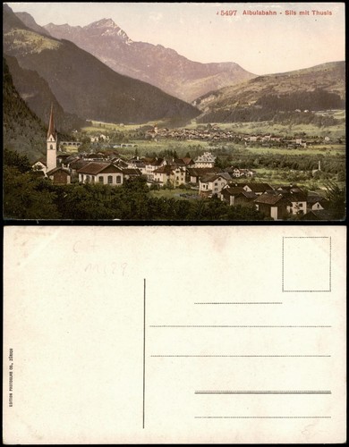 Ansichtskarte graubünden - ansichtskarte, .graubünden