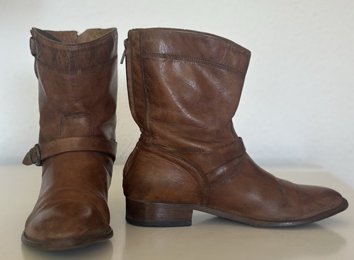 Belstaff bikerstiefel leder - belstaff,