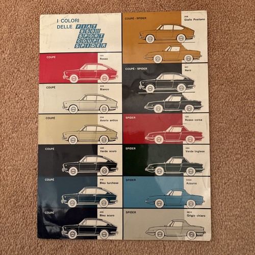 Fiat 850 coupe - &, spider