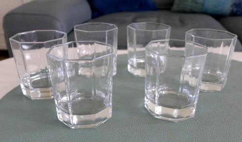 Vintage whiskygläser wasser - whiskygläser,