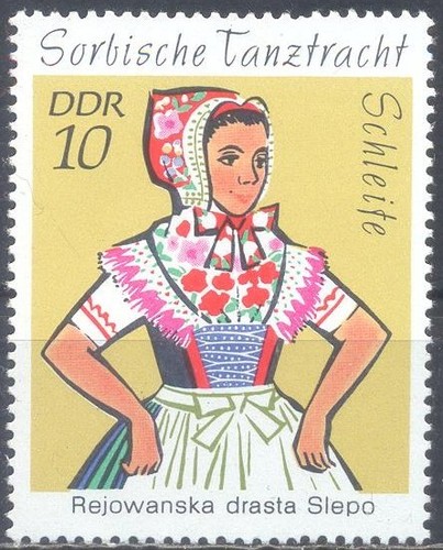 Ddr 1971 1668 sorbische - ddr,