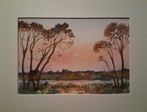 Handgemaltes aquarell - handgemaltes,