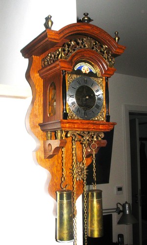 Pendeluhr wanduhr mit glocke - pendeluhr,,