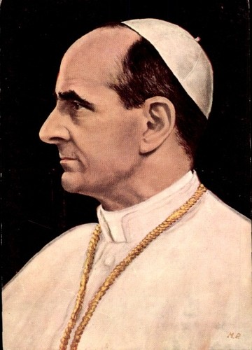Papst paulus portrait - paulus, vi,