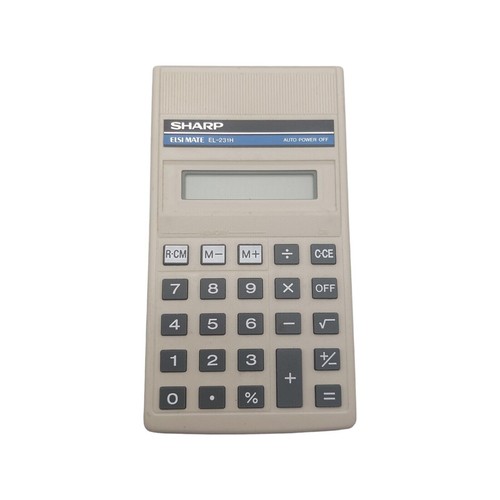 Sharp 231h taschenrechner - sharp, el-231h