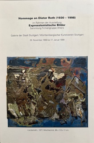 Hommage dieter roth - an,