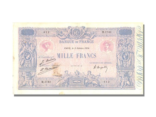 Geldschein frankreich 1000 - geldschein,,