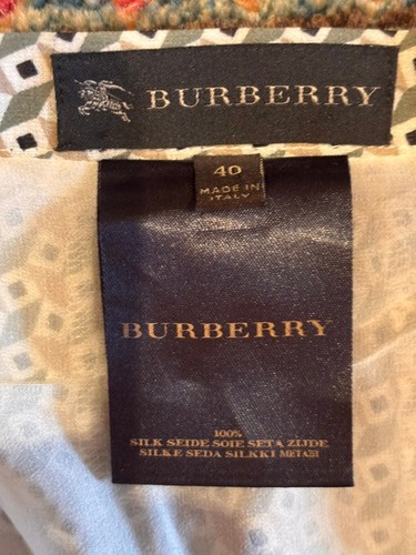 Burberry seidenrock - burberry,