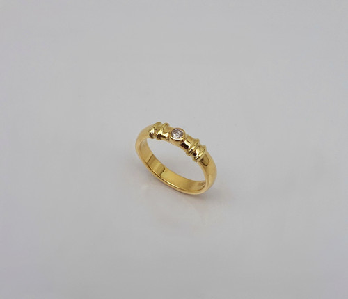 Ring 585 gelbgold mit - ring, 14