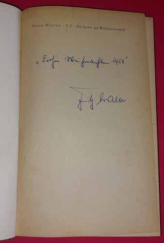 Fritz walter handsigniertes - fritz,
