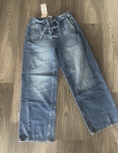 Jeans denim barrel boyfriend - denim,
