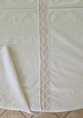 Tischdecke leinen mit - leinen,