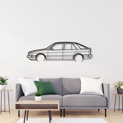 Saab 9000 wandkunst aus metall - saab,