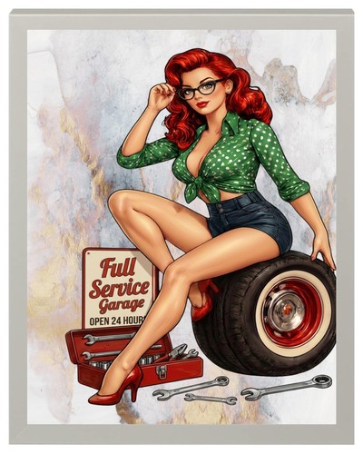 50er american pin - pin, up