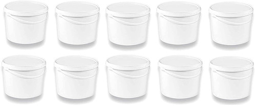 Eimer mit deckel x10 - mit, liter