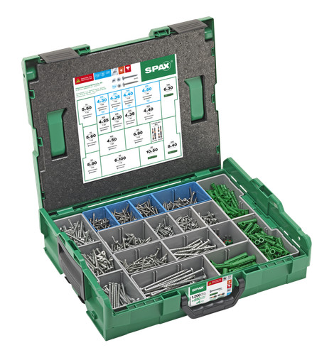 Spax elektriker montagekoffer - spax,