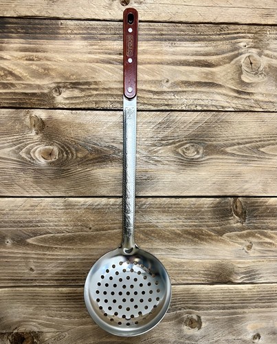 Edelstahl schaum löffel 47cm - edelstahl, schaum-löffel