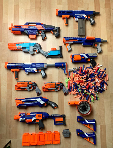 Großes nerf gun konvolut - nerf-gun,