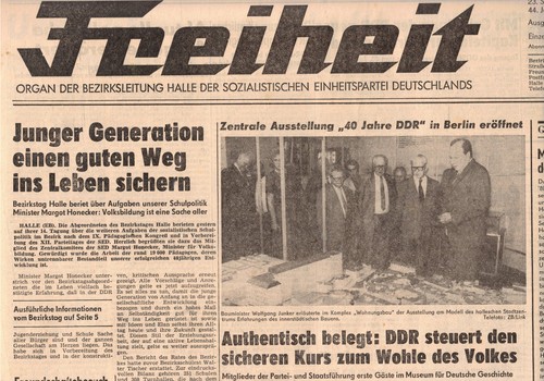 Ddr zeitung freiheit halle - ddr,