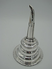 SPÄTGEORGISCHER ODER FRÜHER VIKTORIANISCHER VERSILBERTER WEINTRICHTER AUS KUPFER oder SIEB