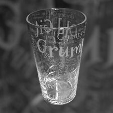 GRUMPY OLD GIT verpackt 57cl konisch Pint Bierglas mit mürrischem altem Git Design