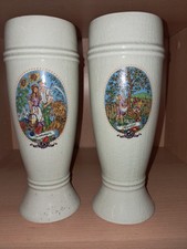 2 x Bierkrug, Weizenkrug mit Bild Sommer und Herbst