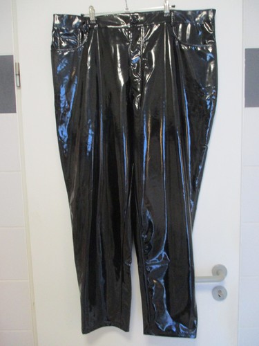 Lackhose xl schwarz - , gr.3