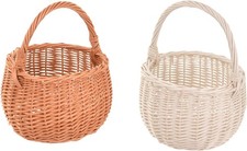 Geflochtener Weidenkorb mit