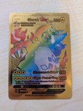 Charizard Pokemon Metall Karte