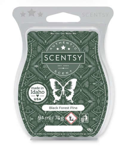 Scentsy bar black forest pine - black,