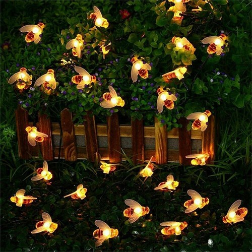 Led solar lichterkette bienen - lichterkette,