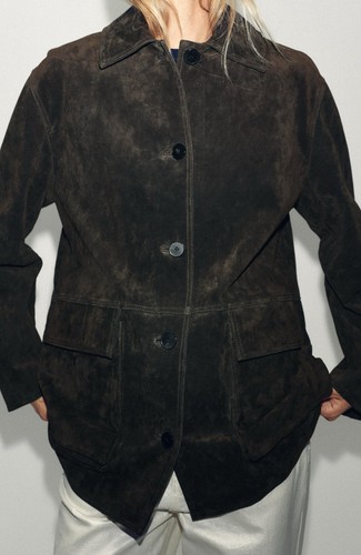 Zara 100 wildleder - wildleder, lederjacke