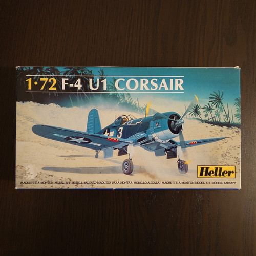 Heller 4u1 corsair - heller, f-4u1