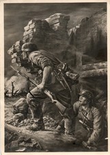 Postkarten mit militärischen