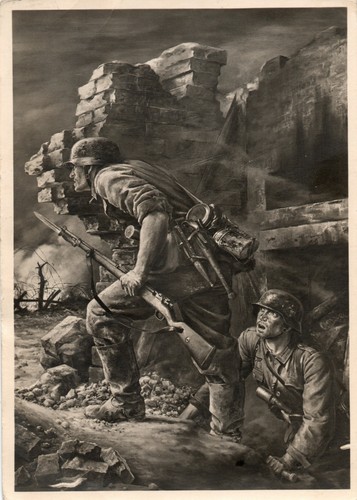 Postkarten mit militärischen