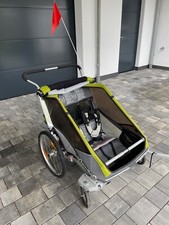Fahrradanhänger 2 Kinder, Chariot Cougar2, grün