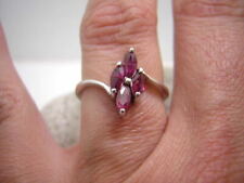 RUBIN NAVETTE RING IN 925/000