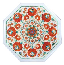 12 " Marmor Beistelltisch Top