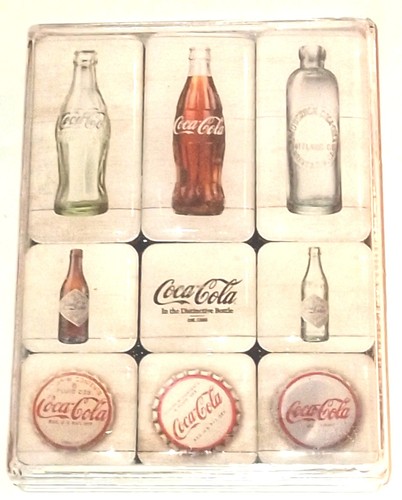 Magnet coca cola bottle - 9x,