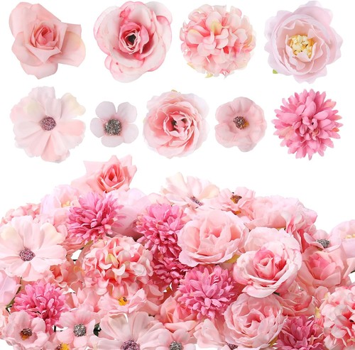 Stück rosa kunstblumen - 63,