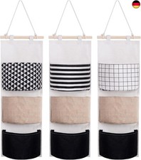 Zocipro 3 Stück Wandorganizer, Hängeaufbewahrung für Wand,Tür,Bad,Camping Reg