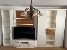 Marken Wohnwand in weiß mit