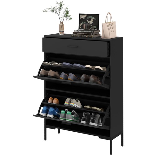 Homcom schmaler schuhschrank - schmaler,