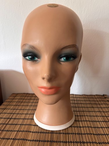 Vintage perückenkopf 70er - vintage, /